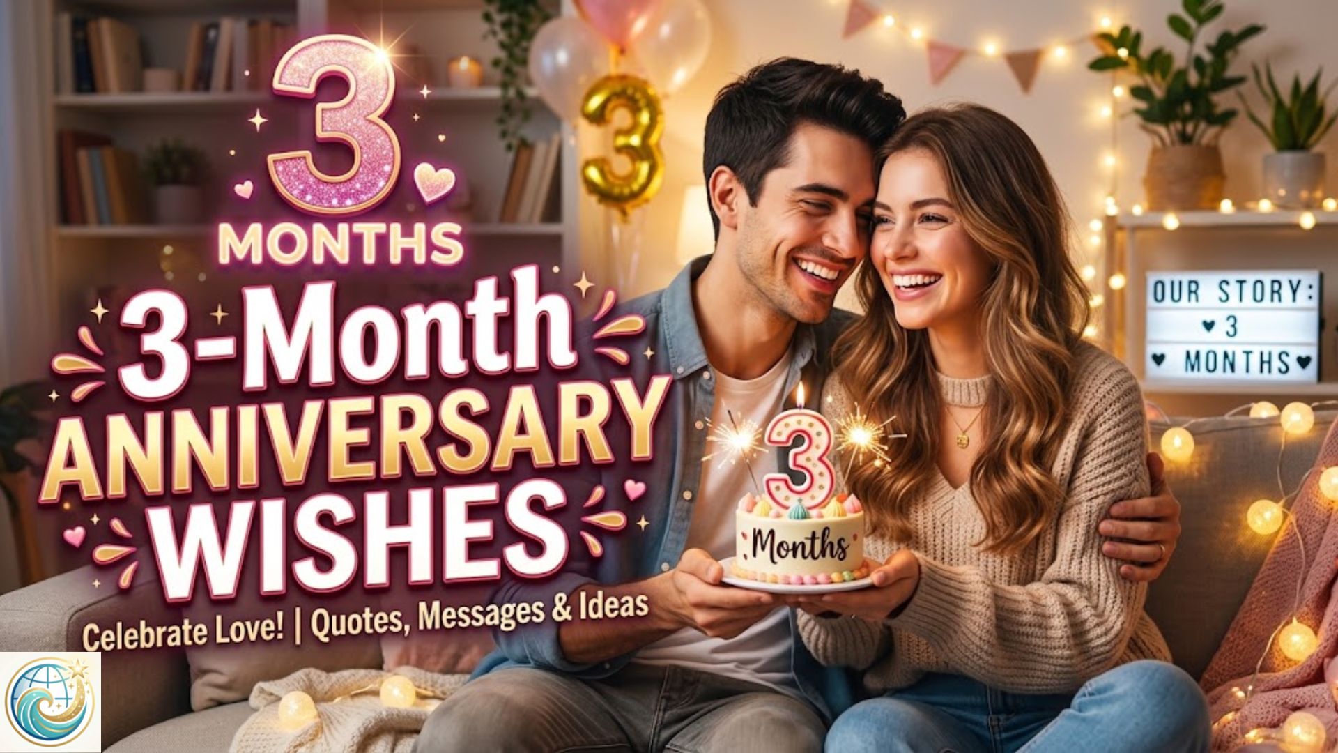 3-month anniversary wishes