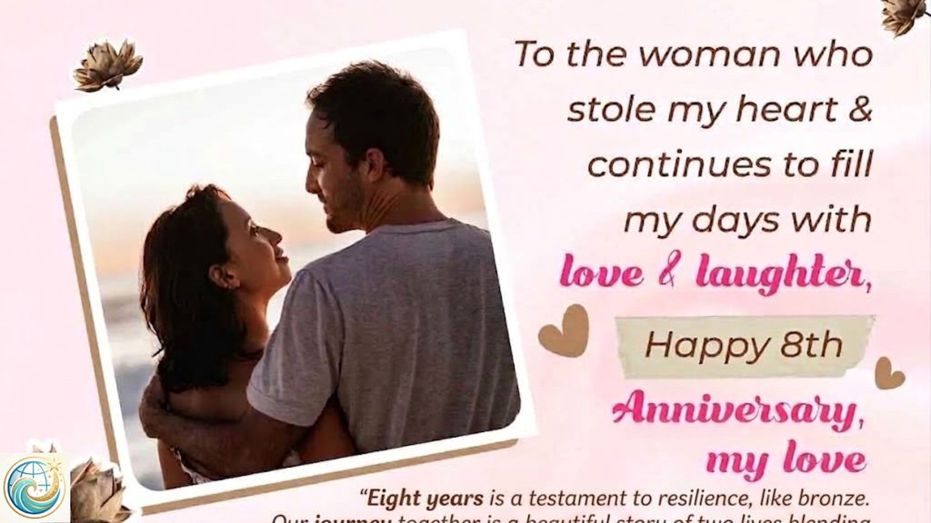Heartfelt 8 Year Anniversary Wishes