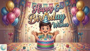 Heartwarming Happy 6th Birthday Wishes